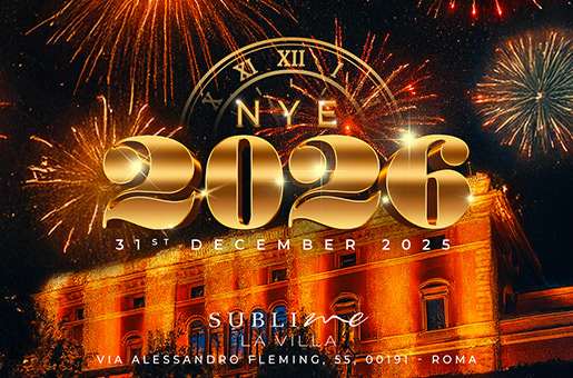 Sublime – La Villa- Capodanno 2027