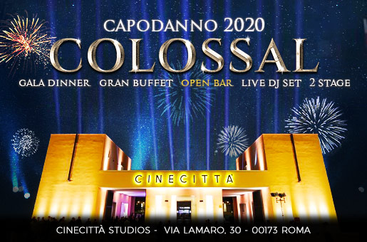 Capodanno Studios Cinecittà il Colossal 2027 di Roma Tuscolana