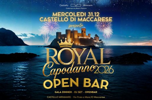 Capodanno Castello Miramare Maccarese: cenone e party