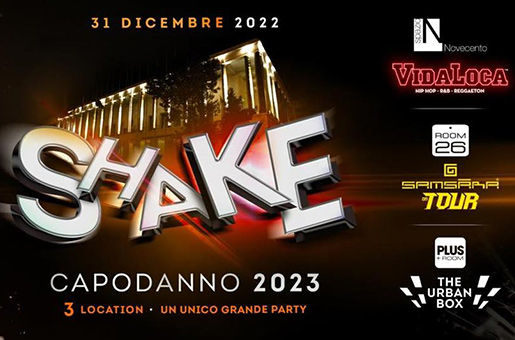 Capodano Shake: 1 ticket 3 location